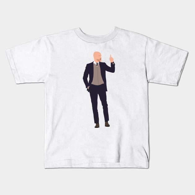 Erik Ten Hag Man Utd Manager Kids T-Shirt by Jackshun